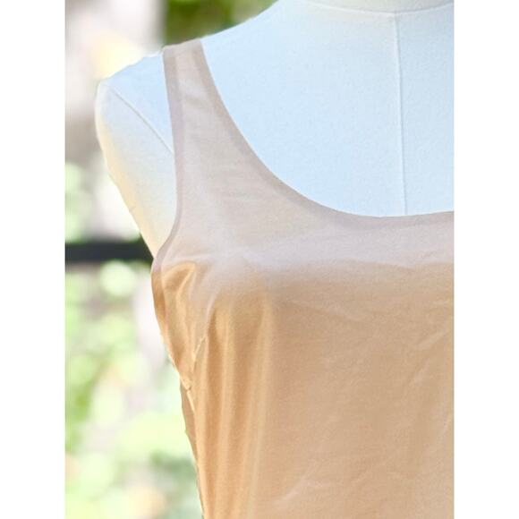 Spanx The Sweep Tank Slip (10073R) Nude Semi Sheer Large Layer Base Intimates - Picture 6 of 14